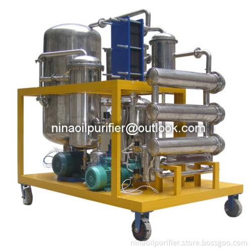 used oil recycling plant coconut oil refining cooking oil clean machine